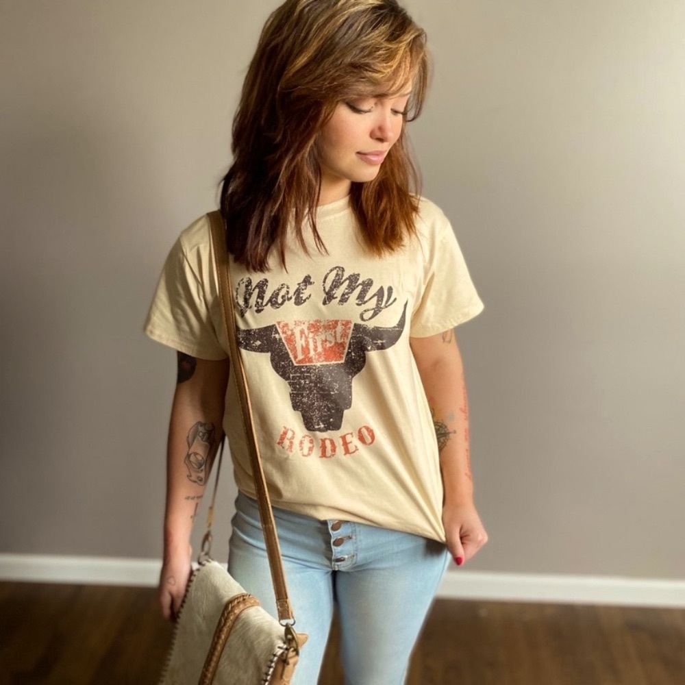 New Western Boho Cowgirl Graphic Tee - Picture 2 of 8